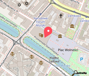 mapa lokalizacji wydarzenia Artur Rojek - Odrobinę więcej - Wrocław (Dwa koncerty)
